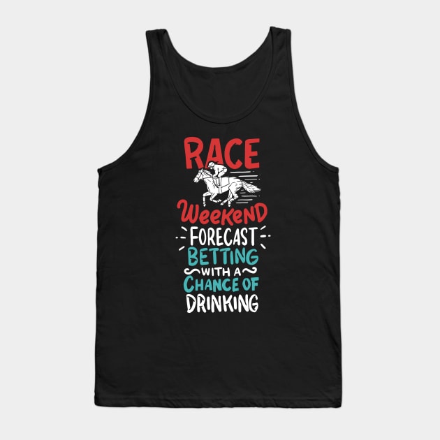 Horse Racing Drinking Weekend design I Pony Jockey Gift Tank Top by biNutz